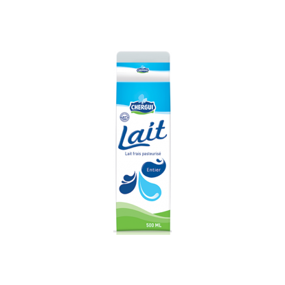 Lait Entier Chergui 50cl | حليب كامل الدسم