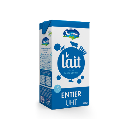 Image sur Lait Uht Entier Jaouda 1/2l | حليب كامل الدسم جودة